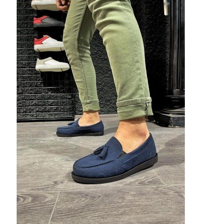 Knack Loafer Erkek Ayakkabı 007 Mavi Knack Loafer Erkek Ayakkabı 007 Mavi