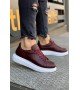 Knack Yüksek Taban Günlük Ayakkabı 044 Bordo (Desenli) Knack Yüksek Taban Günlük Ayakkabı 044 Bordo (Desenli)