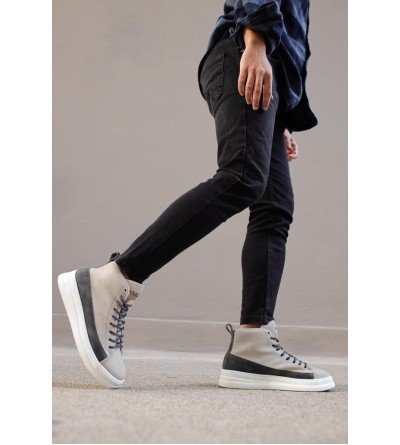 Knack Yüksek Taban Ayakkabı C-030 Taş Knack Yüksek Taban Ayakkabı C-030 Taş