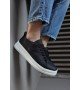 Knack Sneakers Ayakkabı 010 Siyah (Beyaz Taban) Knack Sneakers Ayakkabı 010 Siyah (Beyaz Taban)