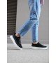 Knack Sneakers Ayakkabı 010 Siyah Süet (Beyaz Taban) Knack Sneakers Ayakkabı 010 Siyah Süet (Beyaz Taban)