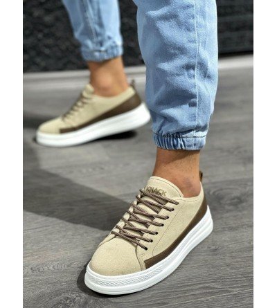 Knack Sneakers Ayakkabı 010 Vizon Süet Knack Sneakers Ayakkabı 010 Vizon Süet