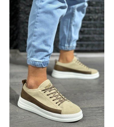 Knack Sneakers Ayakkabı 010 Vizon Süet Knack Sneakers Ayakkabı 010 Vizon Süet