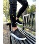 Knack Sneakers Ayakkabı 889 Siyah (Beyaz Taban) Knack Sneakers Ayakkabı 889 Siyah (Beyaz Taban)