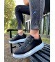 Knack Sneakers Ayakkabı 889 Siyah (Beyaz Taban) Knack Sneakers Ayakkabı 889 Siyah (Beyaz Taban)