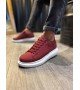 Knack Yüksek Taban Günlük Ayakkabı 045 Bordo (Beyaz Taban) Knack Yüksek Taban Günlük Ayakkabı 045 Bordo (Beyaz Taban)