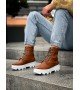 Knack Yüksek Taban Ayakkabı B-023 Taba Knack Yüksek Taban Ayakkabı B-023 Taba