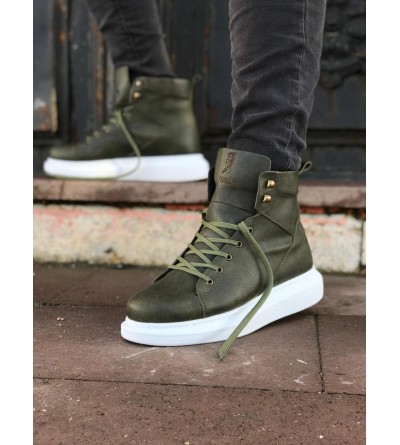 Knack Yüksek Taban Ayakkabı B-080 Haki Knack Yüksek Taban Ayakkabı B-080 Haki