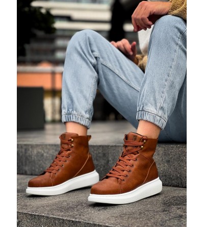 Knack Yüksek Taban Ayakkabı B-080 Taba