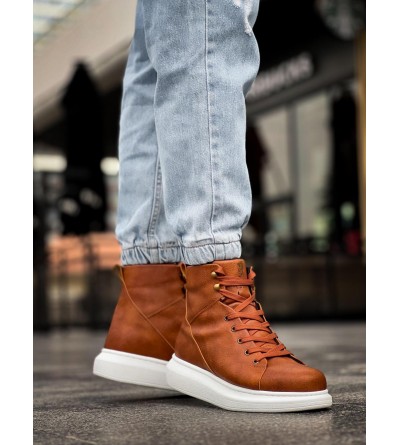 Knack Yüksek Taban Ayakkabı B-080 Taba