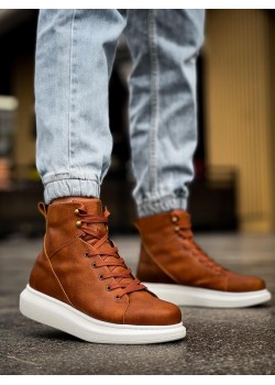 Knack Yüksek Taban Ayakkabı B-080 Taba