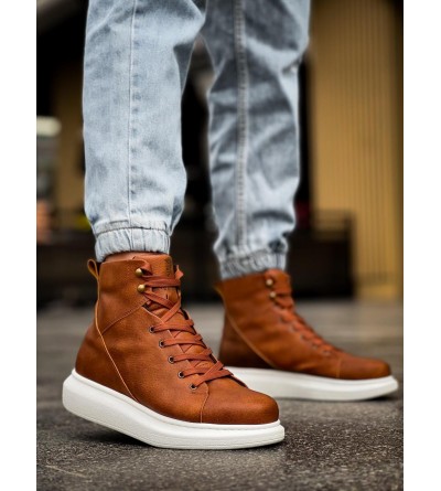 Knack Yüksek Taban Ayakkabı B-080 Taba