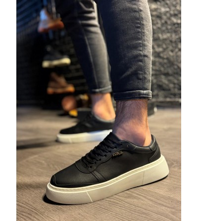 Knack Günlük Ayakkabı 222 Siyah (Beyaz Taban)