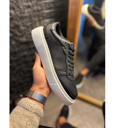 Knack Günlük Ayakkabı 222 Siyah (Beyaz Taban)