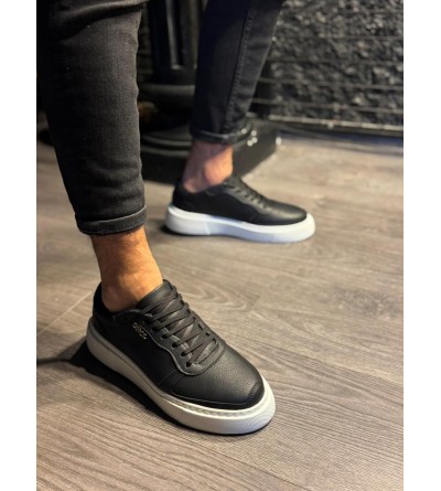 Knack Günlük Ayakkabı 222 Siyah (Beyaz Taban)