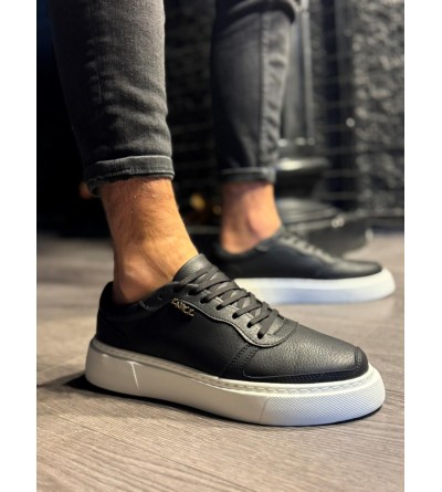 Knack Günlük Ayakkabı 222 Siyah (Beyaz Taban)