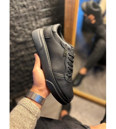 Knack Günlük Ayakkabı 222 Siyah (Siyah Taban)