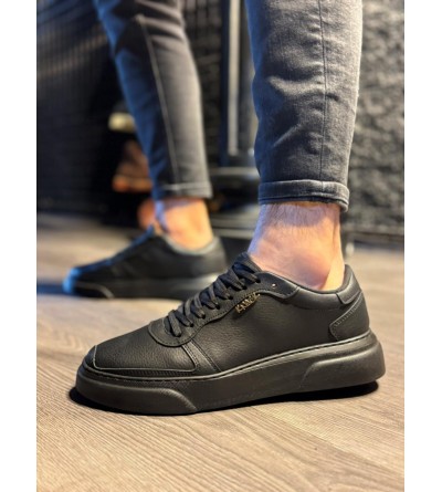 Knack Günlük Ayakkabı 222 Siyah (Siyah Taban)