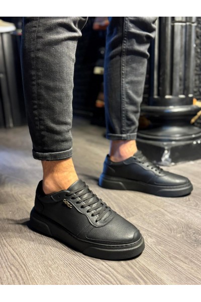 Knack Günlük Ayakkabı 222 Siyah (Siyah Taban)