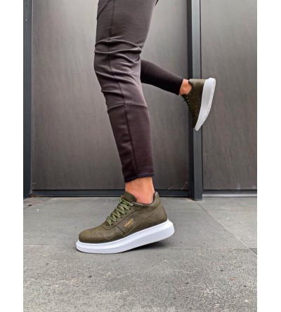 Knack Yüksek Taban Günlük Ayakkabı 040 Haki Knack Yüksek Taban Günlük Ayakkabı 040 Haki