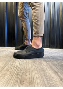 Knack Günlük Ayakkabı 077 Siyah (Siyah Taban)