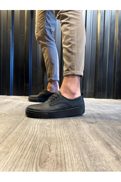 Knack Günlük Ayakkabı 077 Siyah (Siyah Taban)