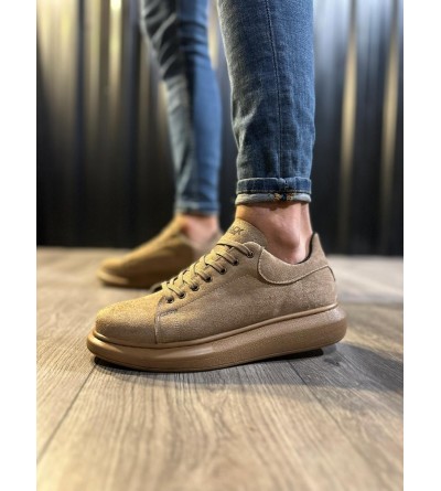 Knack Yüksek Taban Günlük Ayakkabı 044 Camel (Süet) Knack Yüksek Taban Günlük Ayakkabı 044 Camel (Süet)