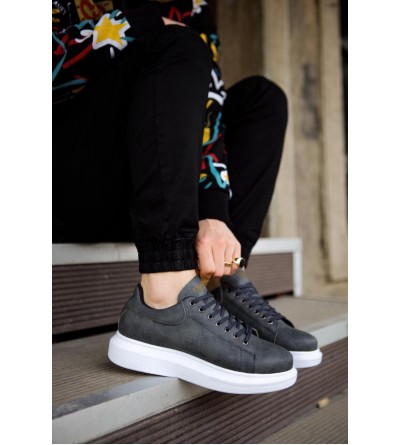 Knack Yüksek Taban Günlük Ayakkabı 044 Gri