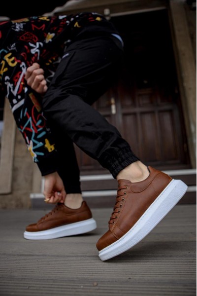 Knack Yüksek Taban Günlük Ayakkabı 044 Taba