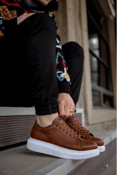 Knack Yüksek Taban Günlük Ayakkabı 044 Taba