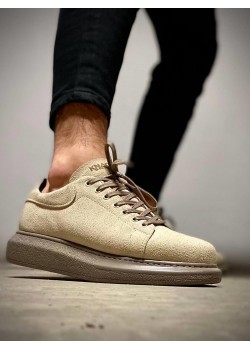 Knack Yüksek Taban Günlük Ayakkabı 044 Vizon Süet