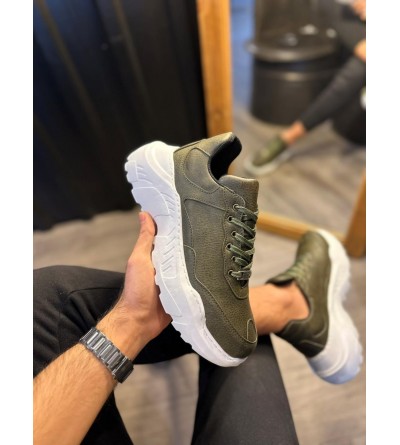 Knack Yüksek Taban Günlük Ayakkabı N75 Haki Knack Yüksek Taban Günlük Ayakkabı N75 Haki