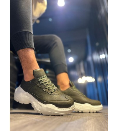 Knack Yüksek Taban Günlük Ayakkabı N75 Haki Knack Yüksek Taban Günlük Ayakkabı N75 Haki