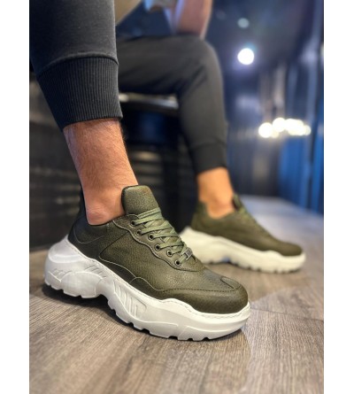 Knack Yüksek Taban Günlük Ayakkabı N75 Haki Knack Yüksek Taban Günlük Ayakkabı N75 Haki