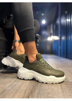 Knack Yüksek Taban Günlük Ayakkabı N75 Haki