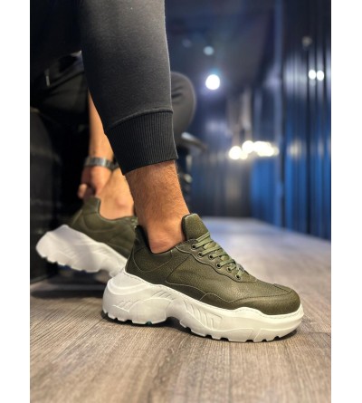 Knack Yüksek Taban Günlük Ayakkabı N75 Haki Knack Yüksek Taban Günlük Ayakkabı N75 Haki