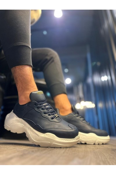 Knack Yüksek Taban Günlük Ayakkabı N75 Lacivert