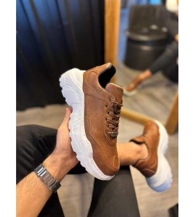 Knack Yüksek Taban Günlük Ayakkabı N75 Taba Knack Yüksek Taban Günlük Ayakkabı N75 Taba