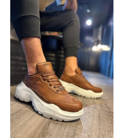 Knack Yüksek Taban Günlük Ayakkabı N75 Taba Knack Yüksek Taban Günlük Ayakkabı N75 Taba