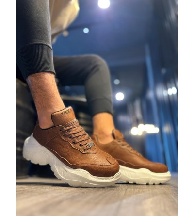 Knack Yüksek Taban Günlük Ayakkabı N75 Taba Knack Yüksek Taban Günlük Ayakkabı N75 Taba