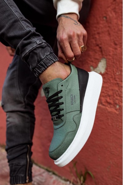 Knack Yüksek Taban Günlük Süet Ayakkabı 040 Haki