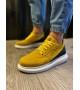 Knack Yüksek Taban Günlük Süet Ayakkabı 040 Sarı Knack Yüksek Taban Günlük Süet Ayakkabı 040 Sarı