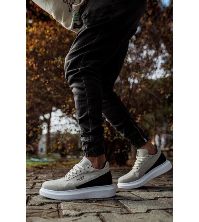 Knack Yüksek Taban Günlük Süet Ayakkabı 040 Taş