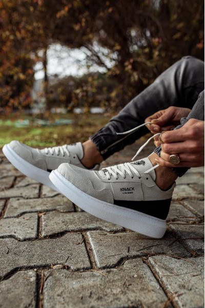 Knack Yüksek Taban Günlük Süet Ayakkabı 040 Taş