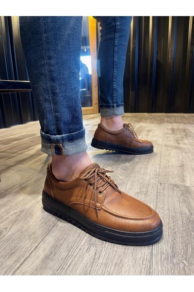 Knack Günlük Ayakkabı T12 Taba (Siyah Taban)