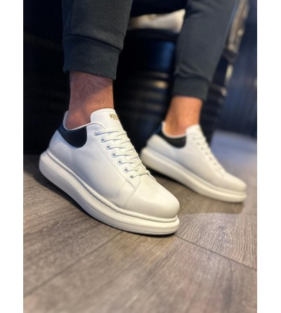 Knack Yüksek Taban Günlük Ayakkabı 043 Beyaz Knack Yüksek Taban Günlük Ayakkabı 043 Beyaz