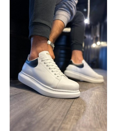 Knack Yüksek Taban Günlük Ayakkabı 043 Beyaz Knack Yüksek Taban Günlük Ayakkabı 043 Beyaz