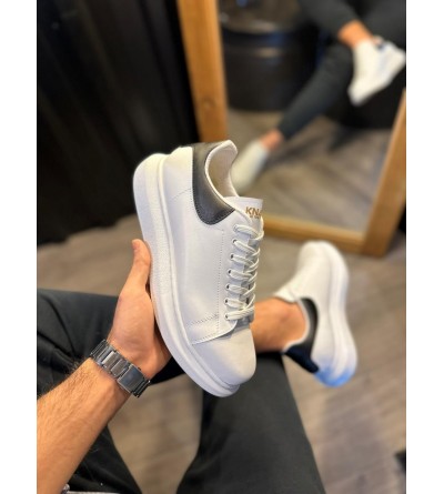 Knack Yüksek Taban Günlük Ayakkabı 043 Beyaz Knack Yüksek Taban Günlük Ayakkabı 043 Beyaz