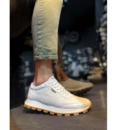 Knack Günlük Ayakkabı 002 Kapitone Beyaz