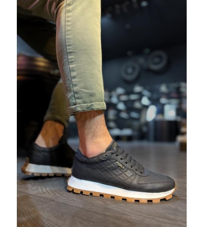 Knack Günlük Ayakkabı 002 Kapitone Siyah Knack Günlük Ayakkabı 002 Kapitone Siyah